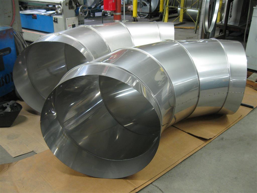 Stainless Steel Spiral Ductwork